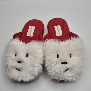 American Girl Red and White Kids Slippers